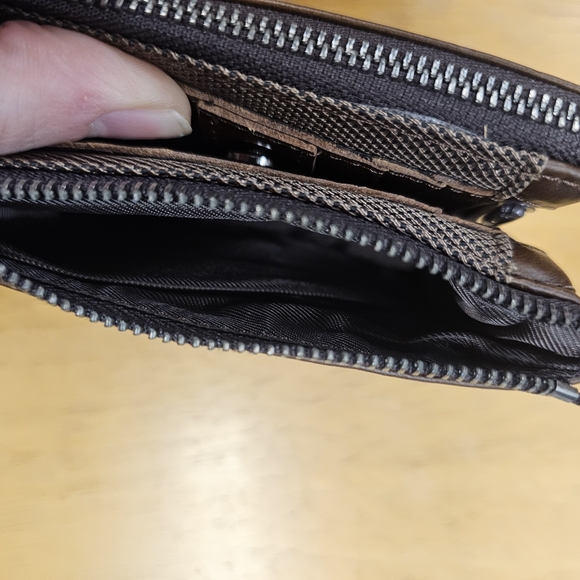 Brown Leather Card Holder - Picture 3 of 9